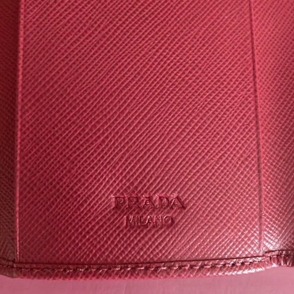 Prada Pink Saffiano Key Holder - Picture 10 of 15